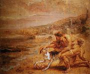 Peter Paul Rubens La decouverte de la pourpre oil painting on canvas